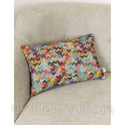 Оригінал! Наволочка Прованс декоративна 30х45 см MixPrint 504 зігзаг (4823093447653) - Вища Якість!, фото 1