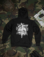 Мілітарі худі на флісі GENESIS Odin black ПП8238