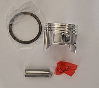 Поршень 56 мм у складі палець 14 мм висота 46 мм для двигуна 156f, Honda GX 156, генератори, мотоблоки