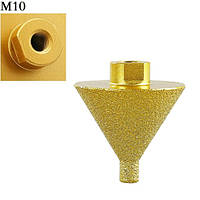 Оригінал! Фреза алмазна конусна 9-50мм M10 по кераміці граніту для дриля - Вища Якість!