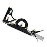 Promo Ціна! Кутомір з транспортиром та рівнем 300мм, зіставний будівельний кутник 3в1 - тільки на ZaGrosh.com.ua, фото 2