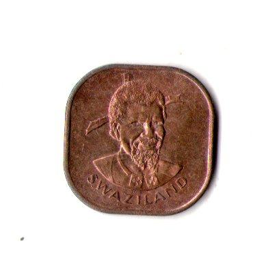 Есватіні (Свазіленд) › Король Собуза II 2 центи, 1975 ФАО - збільшення експорту Бронза, 2.8g, ø 18.6mm №2475, фото 1