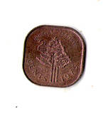 Есватіні (Свазіленд) › Король Собуза II 2 центи, 1975 ФАО - збільшення експорту Бронза, 2.8g, ø 18.6mm №2475, фото 2