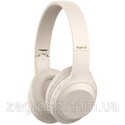 Promo Ціна! Навушники Havit HV-H628BT Beige (6939119064525) - тільки на ZaGrosh.com.ua, фото 1