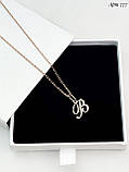 Кулон Буква з Ланцюжком (букви різні), фото 9
