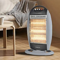 Обігрівач підлоговий оборотний з трьома режимами нагріву 1200Вт Sokany SK-18003 Сірий