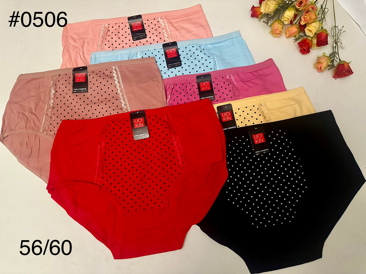 Труси жіночі в горошок великі 56/60