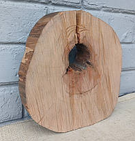 Натуральний зріз дерева для випалювання, d 230х220мм., фото 2