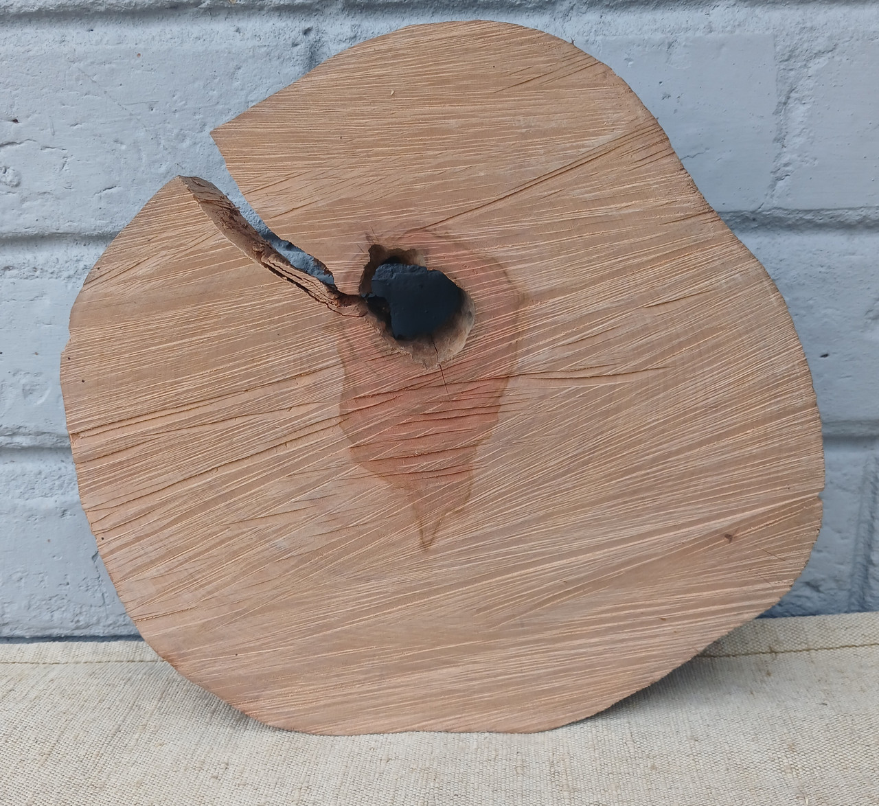 Зріз дерева для виготовлення декоративних виробів, d 230х230мм.