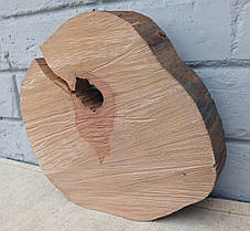 Зріз дерева для виготовлення декоративних виробів, d 230х230мм., фото 3