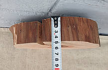 Зріз дерева для виготовлення декоративних виробів, d 230х230мм., фото 4