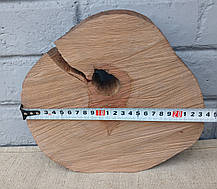 Зріз дерева для виготовлення декоративних виробів, d 230х230мм., фото 5