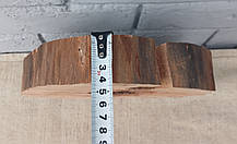 Декоративний зріз натурального дерева, 230х230мм. (не калібрований), фото 4