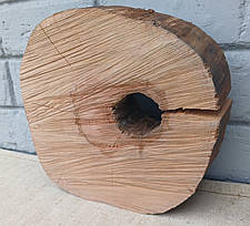 Зріз дерева для творчості, d 220х220мм. не калібрований, фото 2
