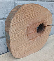 Зріз дерева для творчості, d 220х220мм. не калібрований, фото 3