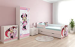 Дитяче Ліжко «Мінні Щаслива» та Набірні Меблі: Казковий Світ для Вашої Принцеси