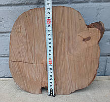 Зріз натурального дерева для декору, інтер'єру, творчості, d 230х240мм., фото 4