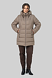 Елегантний зимовий пуховик Софія в розмірах 50,52, фото 6