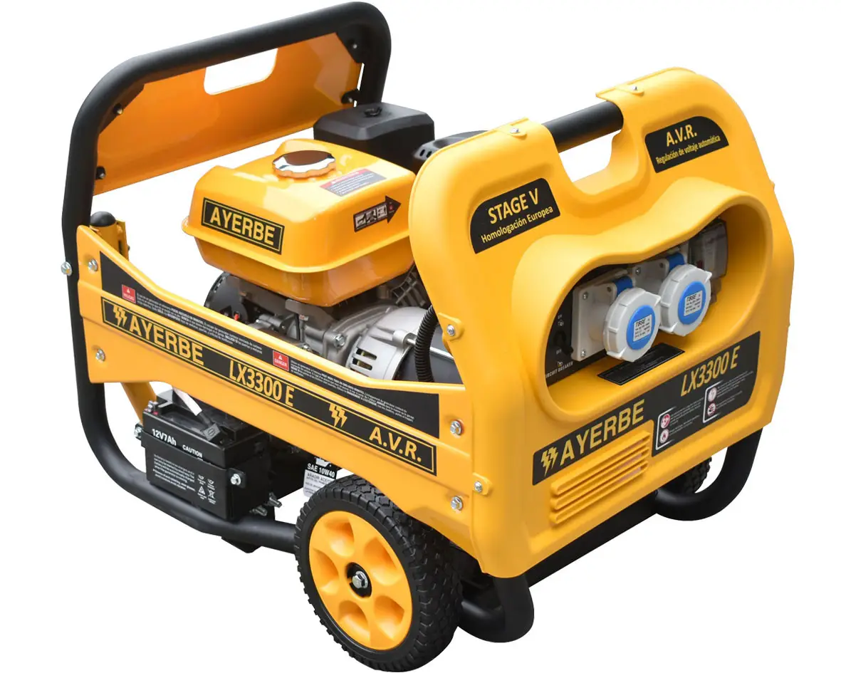 Генератор бензиновий Ayerbe LX3300 E MN G.E електричний пуск (арт. 5433020), фото 1