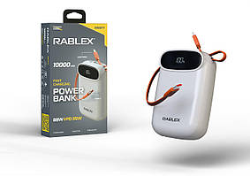 Power Bank Rablex RB10FP 10000mAh Fast charging 88W/ PD35W