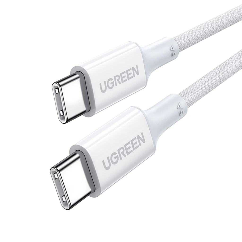 Кабель Ugreen US557 USB-C to USB-C 100W 1m White (15267)