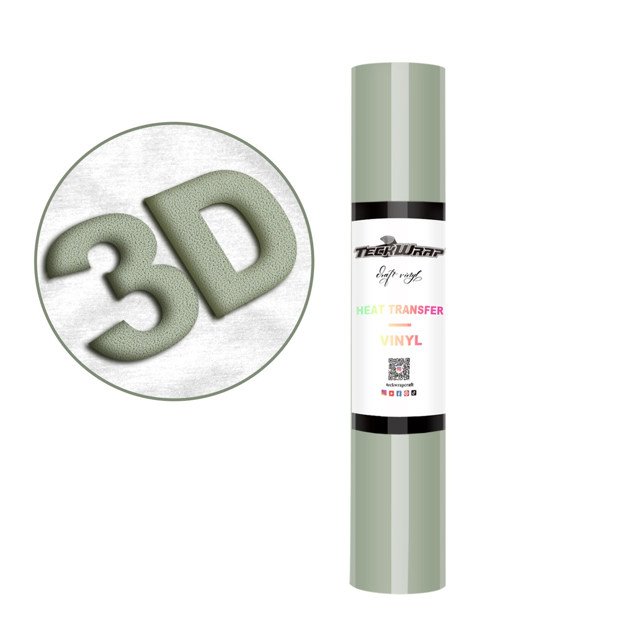 Термотрансферна плівка 3D Heat Transfer Vinyl 3D-YL03, 50cm*25m