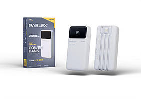 Power Bank Rablex RB21SP 20000mAh Fast charging 200W/ PD40W