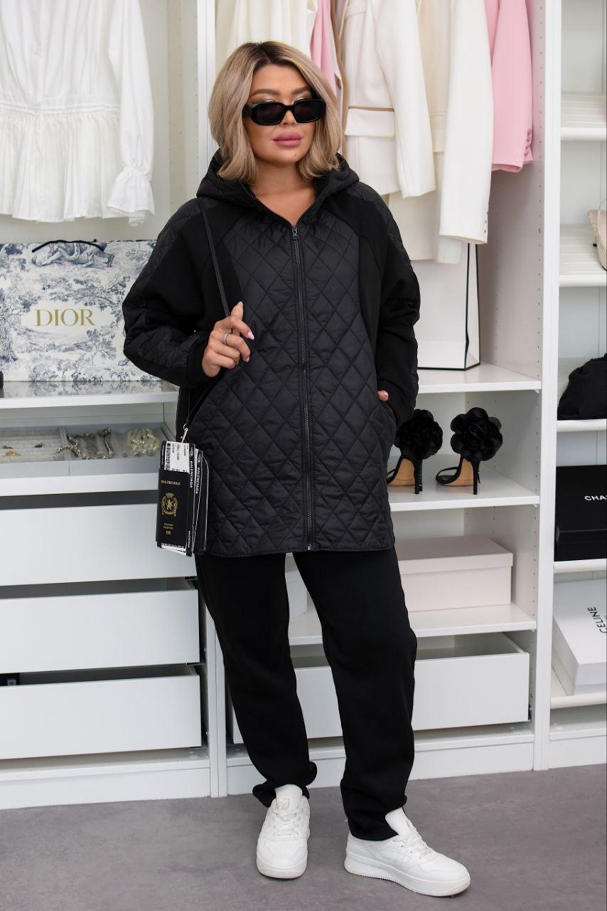 Жіночий теплий спортивний костюм великого розміру Розміри: 48-50, 52-54, 56-60