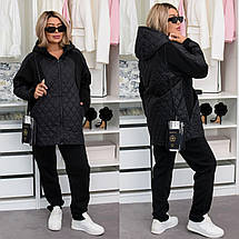 Жіночий теплий спортивний костюм великого розміру Розміри: 48-50, 52-54, 56-60, фото 2