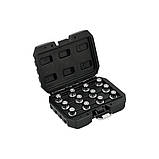 Комплект торцевих вставок до захисних гвинтів колісних дисків авто VAG з квадратом-1/2" 12 шт. Yato YT-060394, фото 4