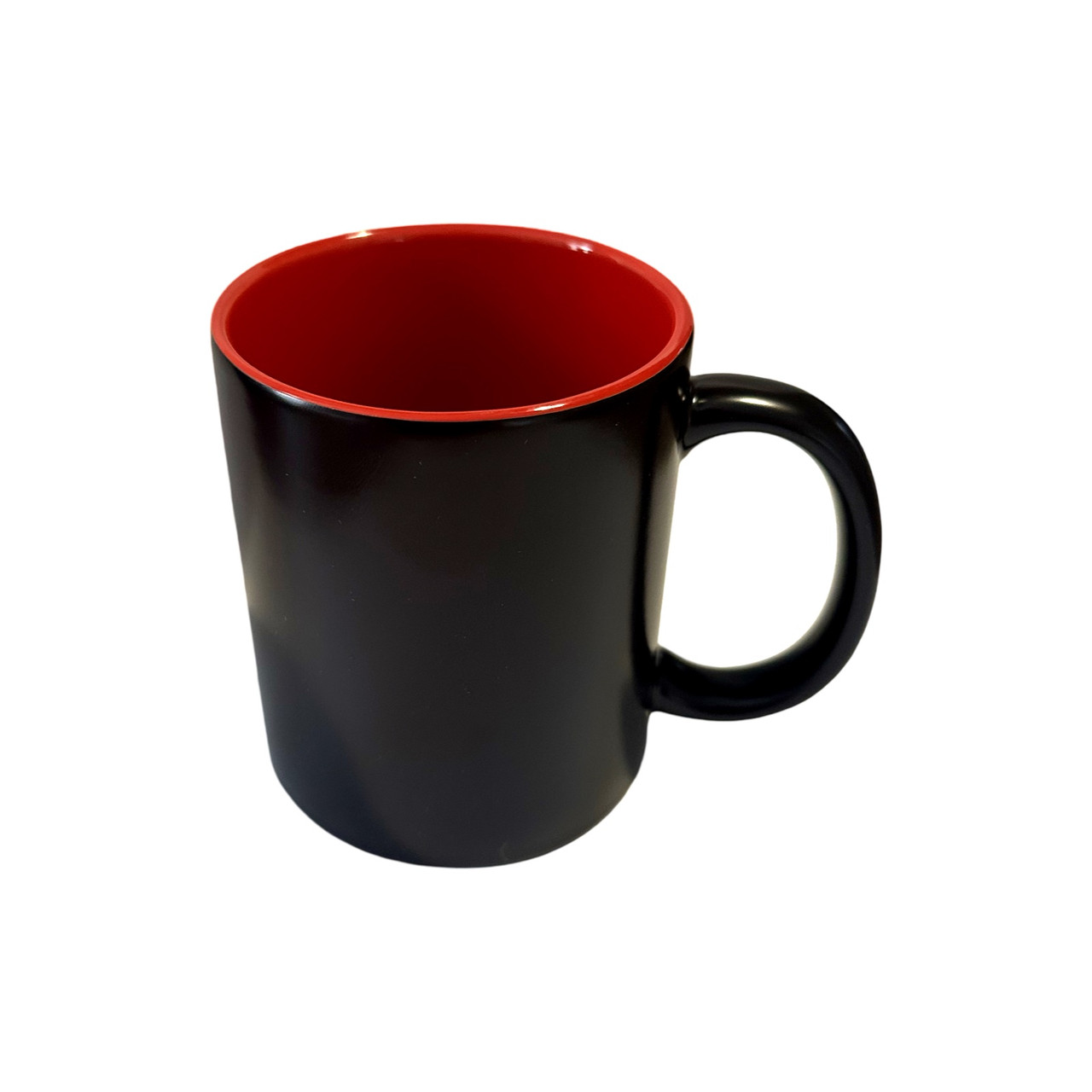 Кружка для сублімації MCM195 хамелеон в середині червона