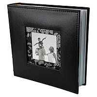 Aльбом   L122   200ф. шкіряний прошитий чорний