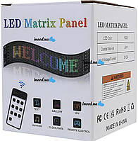 Гнучкий світлодіодний дисплей LED Matrix Panel для реклами та вивісок програмована панель з Bluetooth