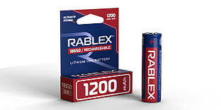 Акумулятор Rablex 18650 1200 mAh Li-ion