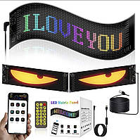 Гнучкий світлодіодний дисплей LED Matrix Panel для реклами та вивісок програмована панель з Bluetooth