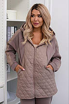 Жіночий теплий спортивний костюм великого розміру Розміри: 48-50, 52-54, 56-60, фото 4