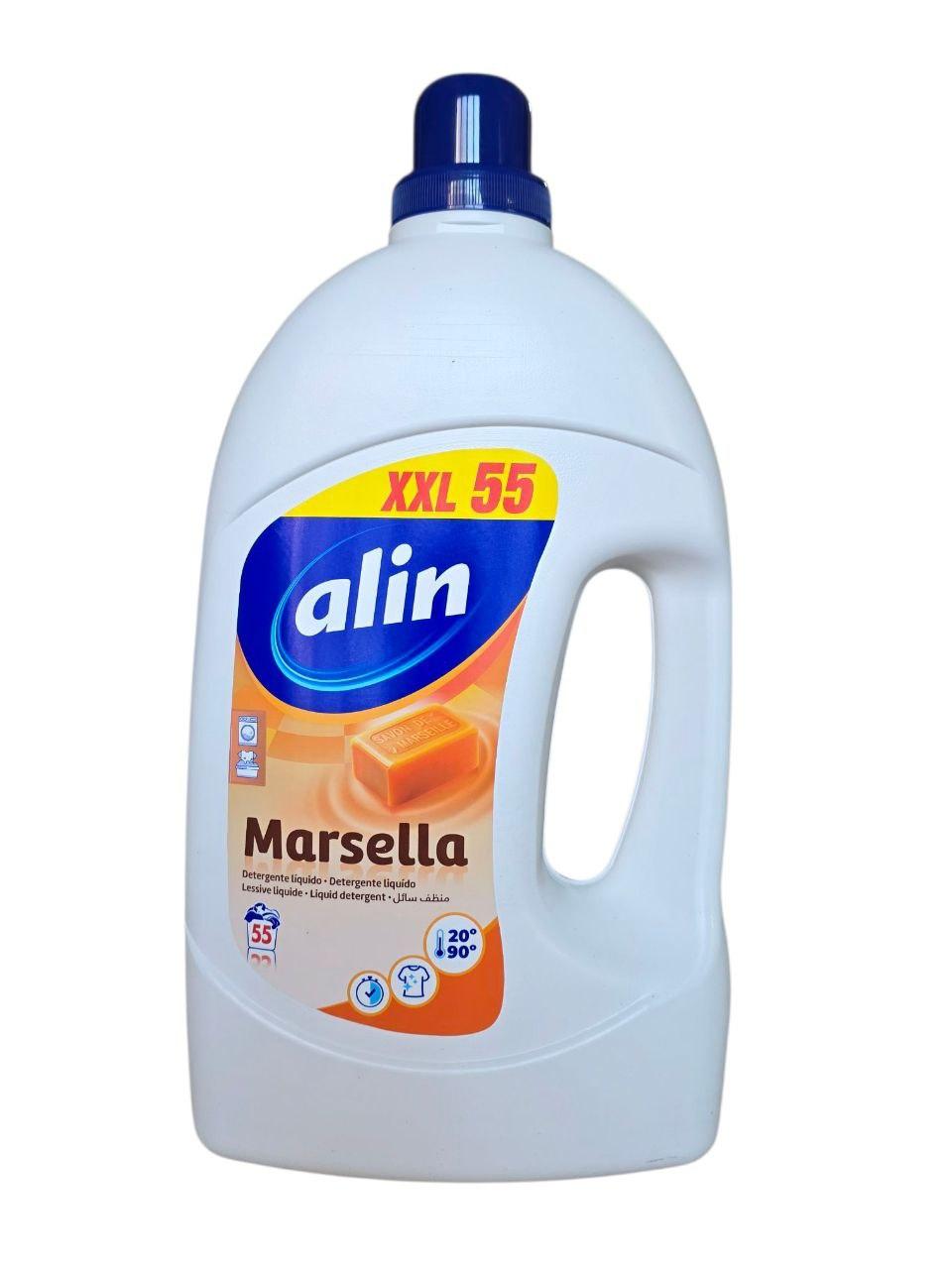 Alin Рідкий гелевий Пральний порошок Marsella, 2,75 л 55 прань, фото 1