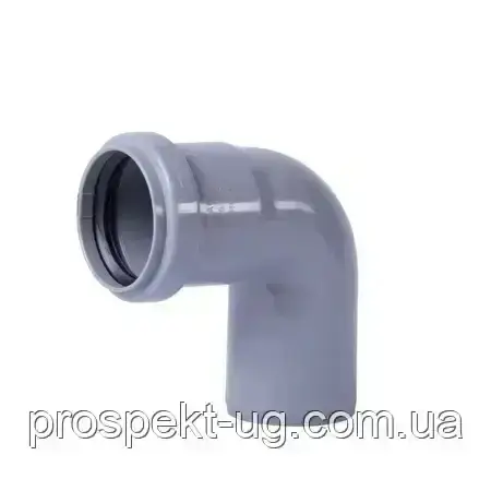 Відвід ПП 50х90° внутрішня каналізація, фото 1