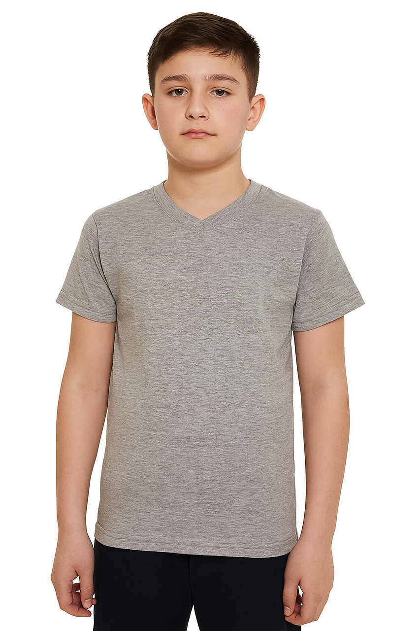 Футболка підліткова сіра з 34р - по 40р ОПТ