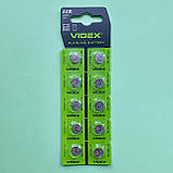 Батарейка 1.5V AG6 VIDEX (G6A, 371, LR921) Alkaline, фото 2