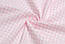 Двошаровий жатий муслін "Рожева клітинка", ширина 135 см, фото 5