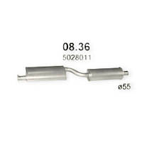 Глушник Ford Transit 2.5D 88-91 SKS