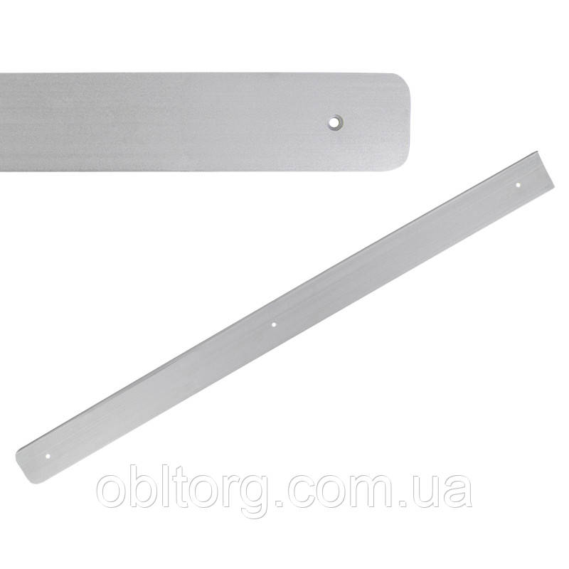 Заглушка стільниці ліва L = 600 H = 38 R-6 алюміній, фото 1