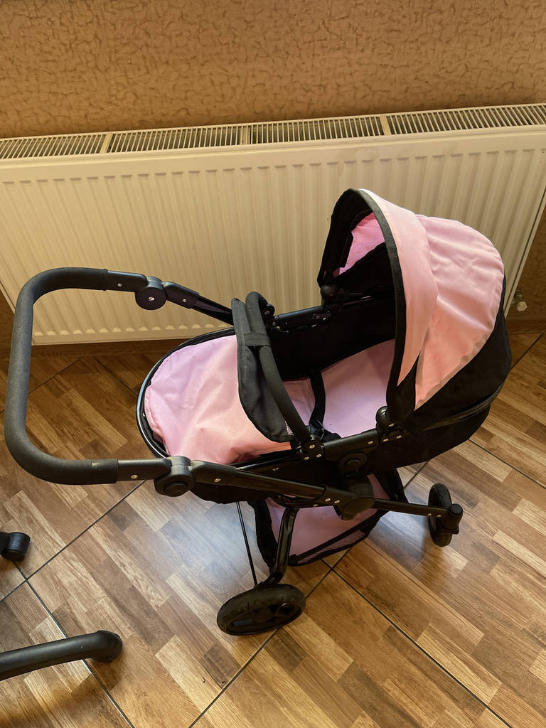 Коляска для ляльки 2в1 Carrello Fortuna 9695 PINK Рожева - фото покупців 1