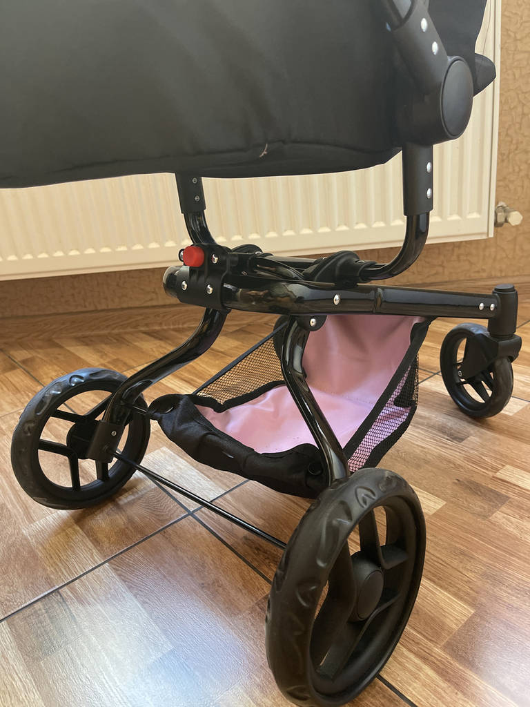 Коляска для ляльки 2в1 Carrello Fortuna 9695 PINK Рожева - фото покупців 4