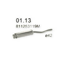 Резонатор Audi 80 (1980-1986) ТМК