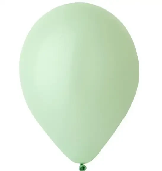 Латексний повітряний шар Balonevi 12" (30 см) зелений макарун, без малюнка