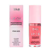 Олійка для губ ZOLA Lip Oil Pink Kiss 7 мл