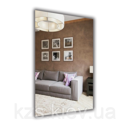 Дзеркало прямокутне з полірованим краєм 1100 х 700 мм., фото 1