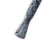 Saga Fiery Gel №12 Світловідбивний гель лак чорний,10 мл, фото 2